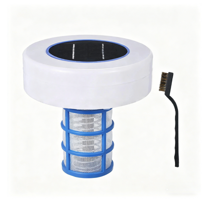 🏆2026 New Version Solar Powered Pool Purifier | Solar-powered copper-silver ion sanitizer, cuts chlorine by up to 85%, inhibits algae & bacteria, gentle on skin/eyes, just float in pool for crystal clean water🏖️