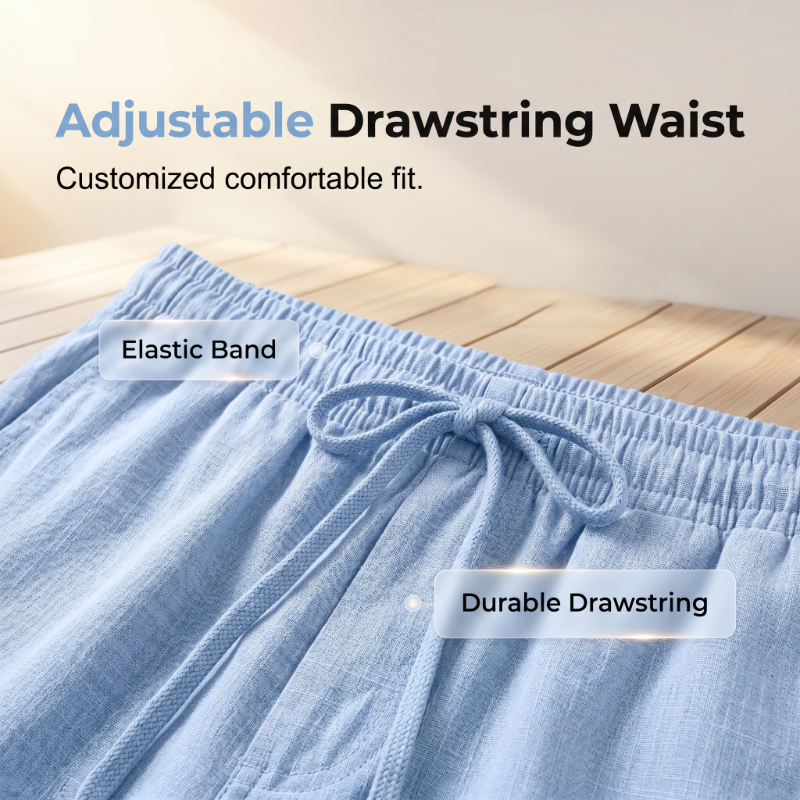 🎁2026 New Arrivals 45% OFF💥Men Summer Linen Set Loose Shirt and Cargo Shorts Two Piece Outfit