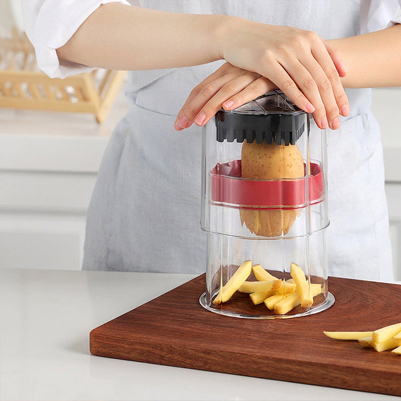 🥕 LIMITED‑TIME 49% OFF! ⚡ Multi‑functional Vegetable & Fruit Chopper – Swap‑Blade, Safe‑Press, Storage Tray ✨