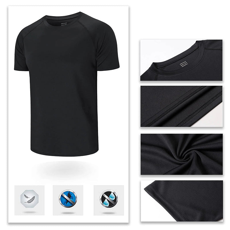 💥Last Day Hot Sale 49% OFF😍Men's Crew Neck T-Shirt with Raglan Short Sleeves