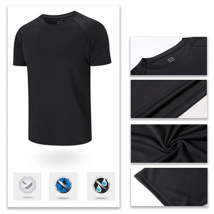 💥Last Day Hot Sale 49% OFF😍Men's Crew Neck T-Shirt with Raglan Short Sleeves