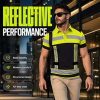 📢📢49% OFF !! ⏰Men's High Visibility Reflective Short Sleeve Shirt