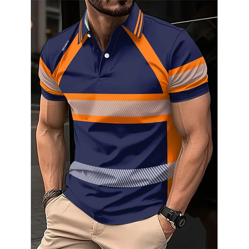 📢📢49% OFF !! ⏰Men's High Visibility Reflective Short Sleeve Shirt
