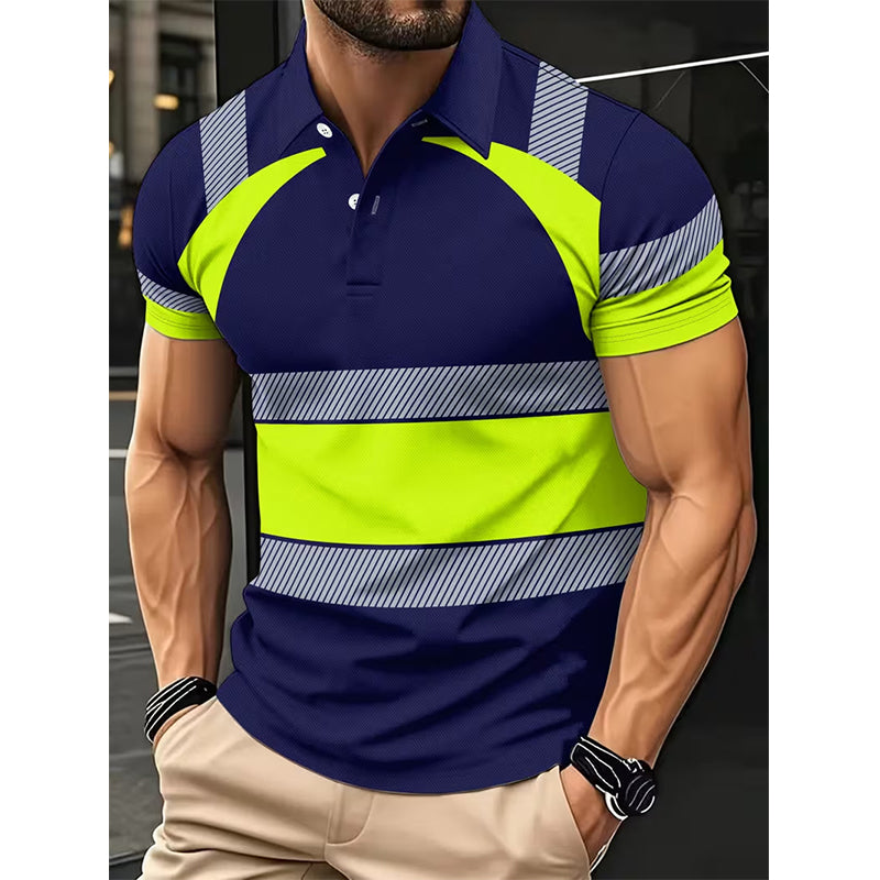 📢📢49% OFF !! ⏰Men's High Visibility Reflective Short Sleeve Shirt