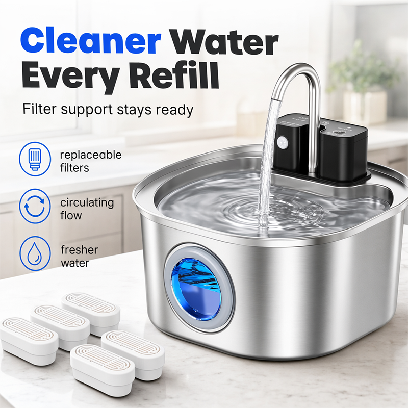 ⏰💰 49% OFF – Pet Fountain – Running Water for Healthier Pets! | 3-Stage Filtration | Encourages Drinking 🐱🐶💧✨