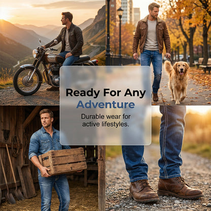 👖 49% OFF NOW! 🎉 High-Stretch Double-Stitched Men's Jeans – Ultimate flexibility & durability – 45K+ sold, perfect for all-day comfort 💪✨🌿