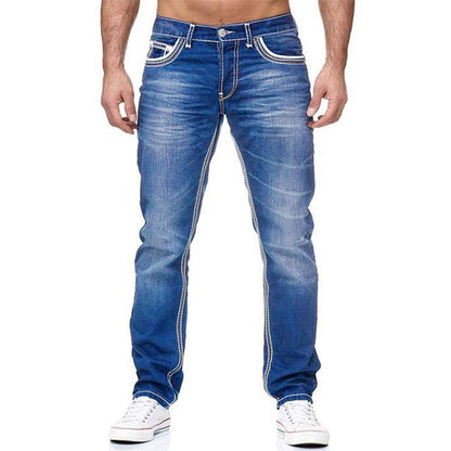 👖 49% OFF NOW! 🎉 High-Stretch Double-Stitched Men's Jeans – Ultimate flexibility & durability – 45K+ sold, perfect for all-day comfort 💪✨🌿