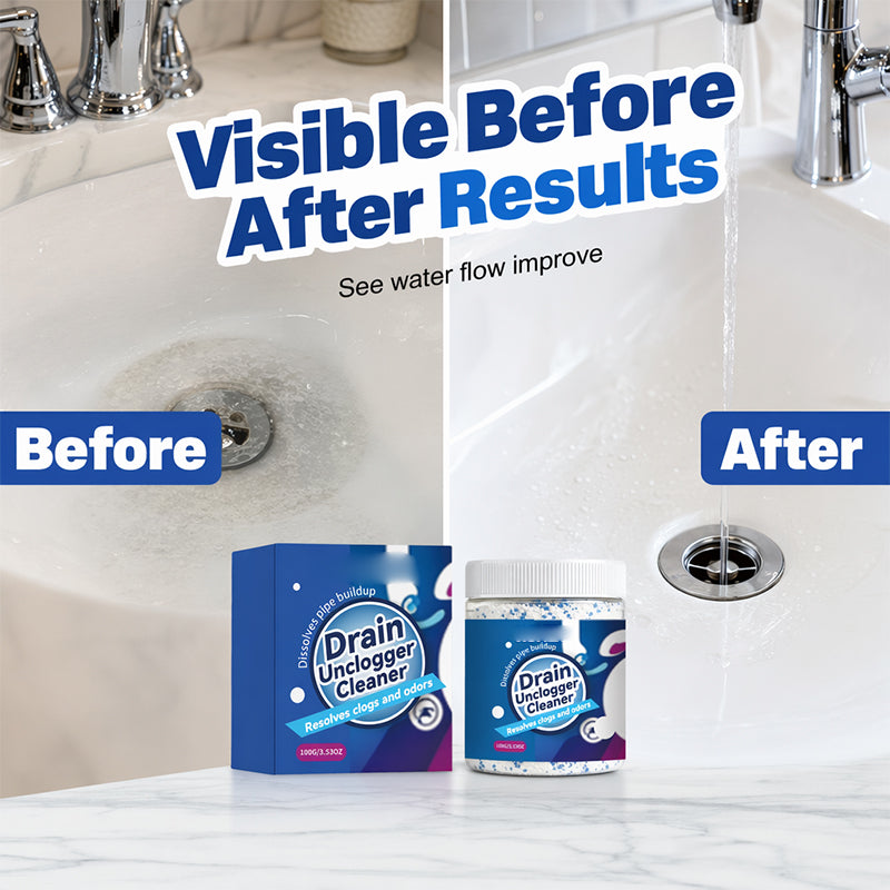 📢📢49% OFF !! ⏰Fast-Acting Pipe Drain Cleaner Powder