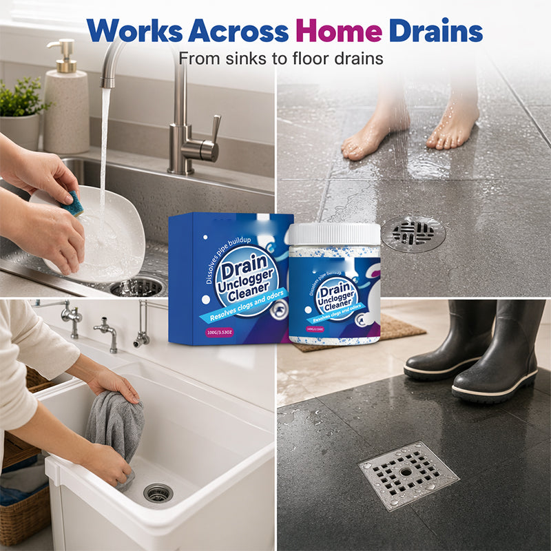 📢📢49% OFF !! ⏰Fast-Acting Pipe Drain Cleaner Powder