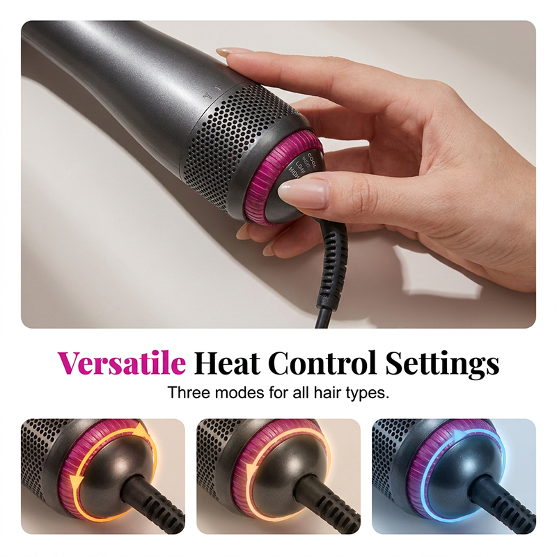 💇‍♀️ 49% OFF NOW! 🎉 Professional 3-in-1 Hot Air Brush – Dry, detangle & volumize – 162K+ sold, salon results at home – smooth & shiny ✨🌀💨