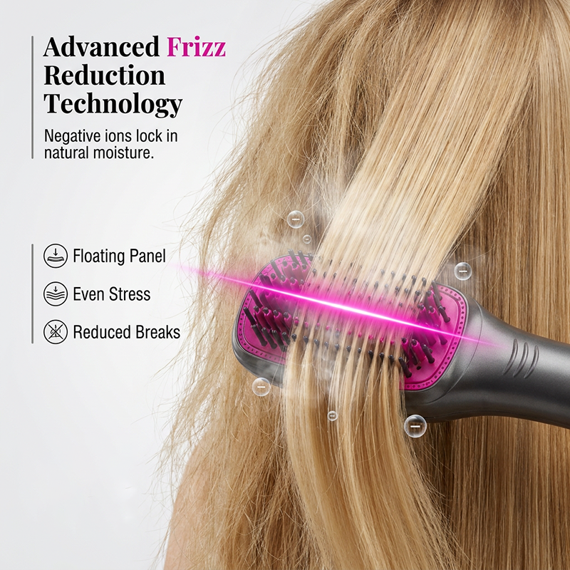 💇‍♀️ 49% OFF NOW! 🎉 Professional 3-in-1 Hot Air Brush – Dry, detangle & volumize – 162K+ sold, salon results at home – smooth & shiny ✨🌀💨