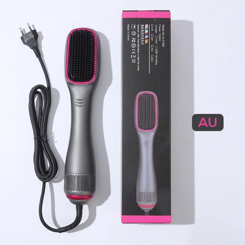 💇‍♀️ 49% OFF NOW! 🎉 Professional 3-in-1 Hot Air Brush – Dry, detangle & volumize – 162K+ sold, salon results at home – smooth & shiny ✨🌀💨