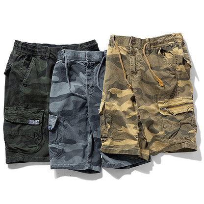 🩳 49% OFF NOW! 🏕️ Men's Casual Elastic Waist Cargo Shorts – Comfortable & practical – 43K+ sold, perfect for outdoor or daily wear 🌿💪✨