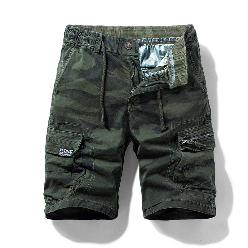 🩳 49% OFF NOW! 🏕️ Men's Casual Elastic Waist Cargo Shorts – Comfortable & practical – 43K+ sold, perfect for outdoor or daily wear 🌿💪✨