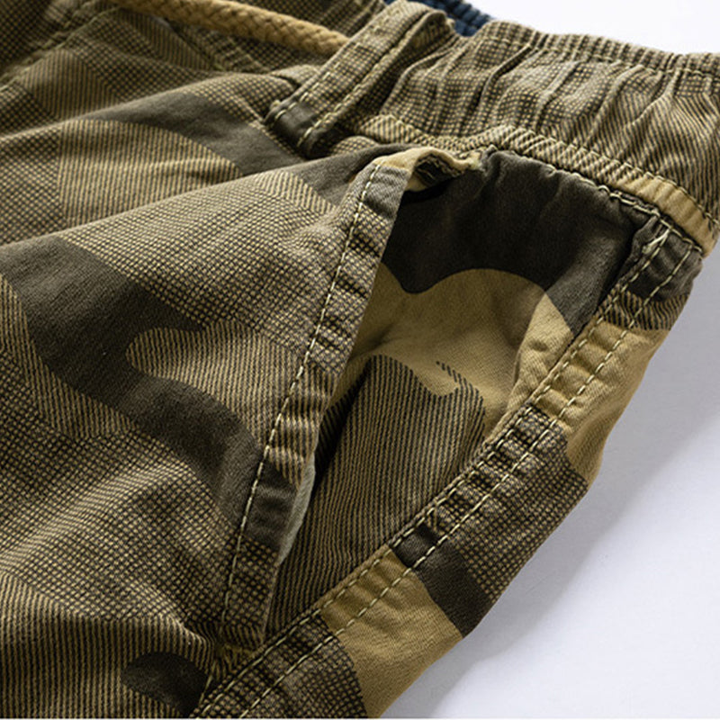🩳 49% OFF NOW! 🏕️ Men's Casual Elastic Waist Cargo Shorts – Comfortable & practical – 43K+ sold, perfect for outdoor or daily wear 🌿💪✨