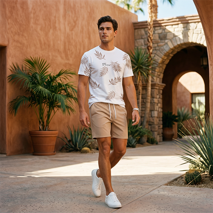 🔥Limited Stock 49% Off!🎉Men's Summer Printed 2-Piece Set
