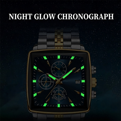 ⌚ 45% OFF NOW! ✨ Men's Classic Square Dial Quartz Watch – Timeless & elegant – Durable band, perfect for daily or formal wear – reliable and stylish 🖤💼✨
