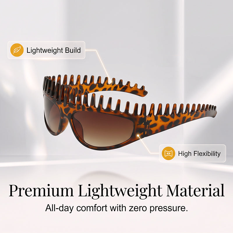⏳Limited-time 49% off⏰Creative Comb Frame Square Sunglasses🕶️☀️