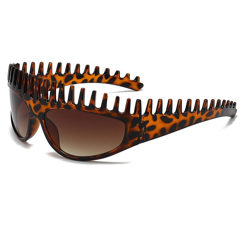 ⏳Limited-time 49% off⏰Creative Comb Frame Square Sunglasses🕶️☀️