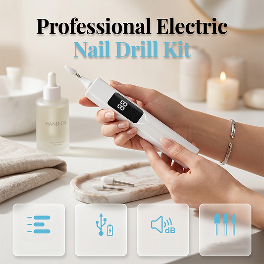 📢 LIMITED TIME 49% OFF! 💅 Professional Electric Nail Drill Kit – Callus Removal, Interchangeable Heads & Smart LED Display ✨