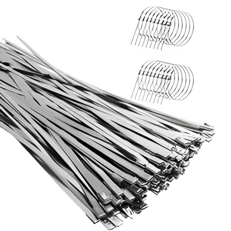 📢📢49% OFF !! ⏰Heavy-Duty Self-Locking Stainless Steel Cable Ties