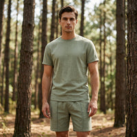 👕Men's Casual Lightweight T-Shirt & Shorts Set