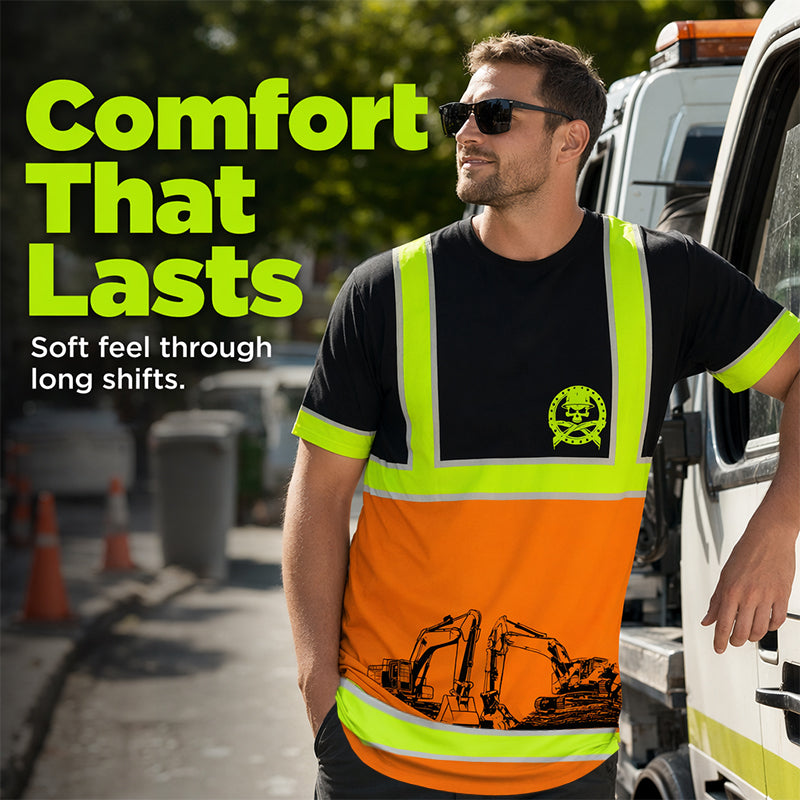 🦺 2026 Sale — Over 11,000 Sold!🔥High Visibility Workwear T-Shirt – Standout Safety Design 🚧
