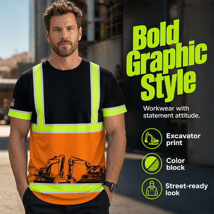 🦺 2026 Sale — Over 11,000 Sold!🔥High Visibility Workwear T-Shirt – Standout Safety Design 🚧
