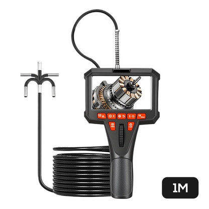 🔧 49% OFF NOW! 📹 6mm Handheld Automotive Endoscope – Articulating Camera, HD Monitor, LED Illumination & Semi-Rigid Cable for Precision Inspection ✨