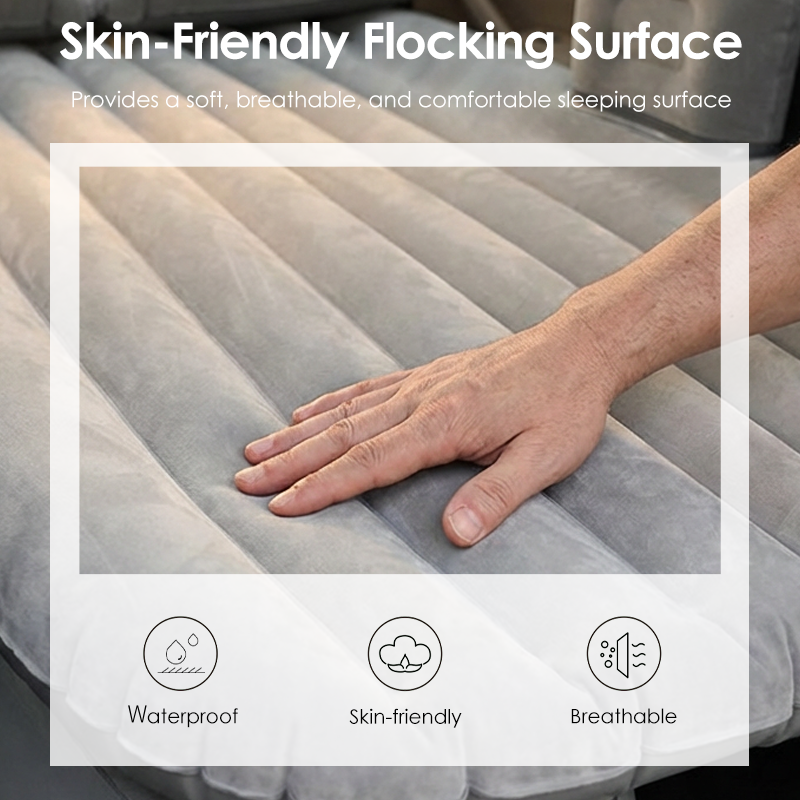 📢📢49% OFF !! ⏰Inflatable Car Air Mattress Travel Bed
