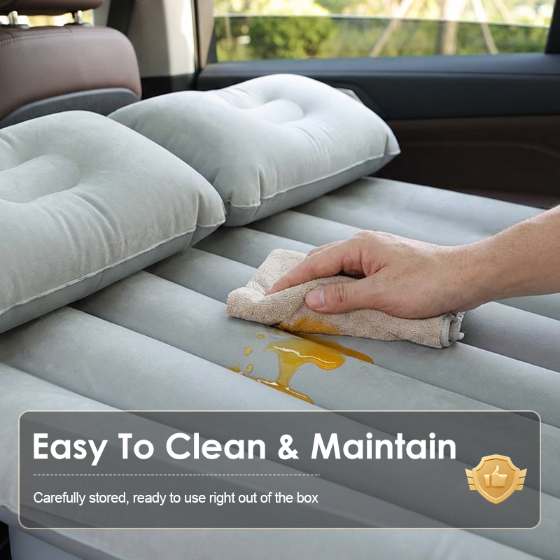 📢📢49% OFF !! ⏰Inflatable Car Air Mattress Travel Bed