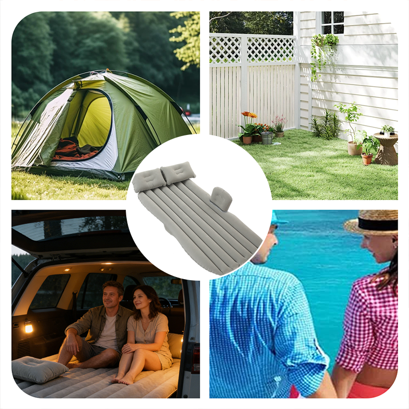📢📢49% OFF !! ⏰Inflatable Car Air Mattress Travel Bed
