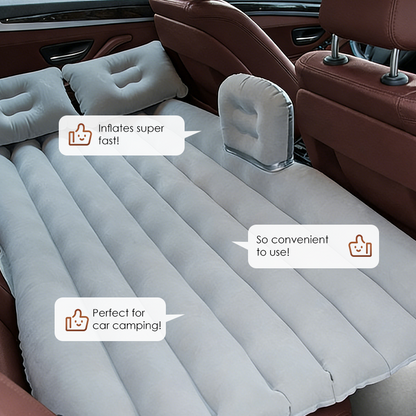 📢📢49% OFF !! ⏰Inflatable Car Air Mattress Travel Bed