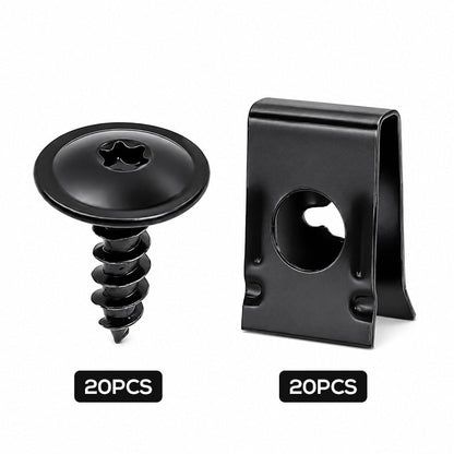 🔩 49% OFF NOW! 🚗 Universal Car Metal U-Type Clips & Screws Set – Heavy-duty, rust-resistant & versatile sizes – Perfect for auto trim, panels & interior repairs 🔧