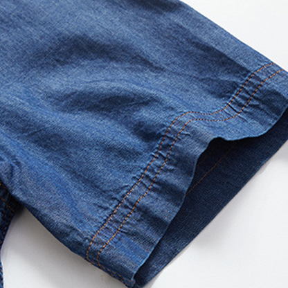🚨 FINAL HOURS! ⏳ 49% OFF – Built to Last! 👕 Men’s Washed Denim Shirt – Rugged Charm, Effortless Cool 💙