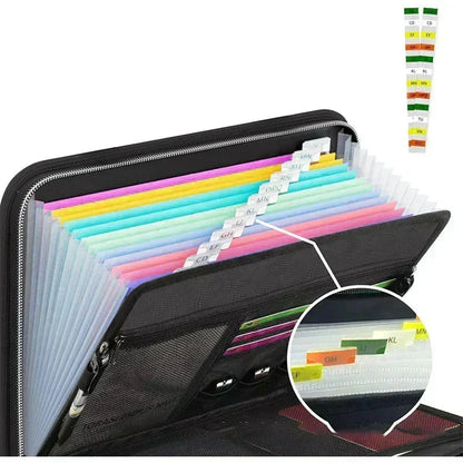 🎉 2026 Sale — Over 21,000 Sold! 💞 Fireproof Accordion File Folder – Ultimate Document Security 🌸