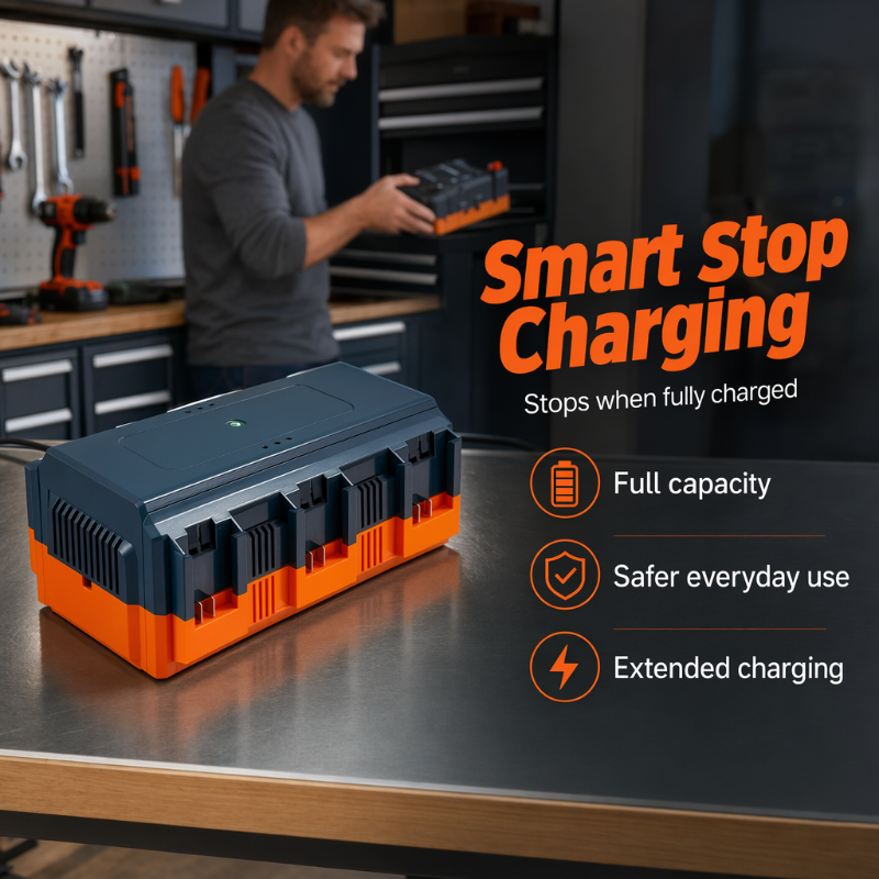 🔥 51% OFF on selected products🎉Multi-Slot Lithium Battery Fast Charger