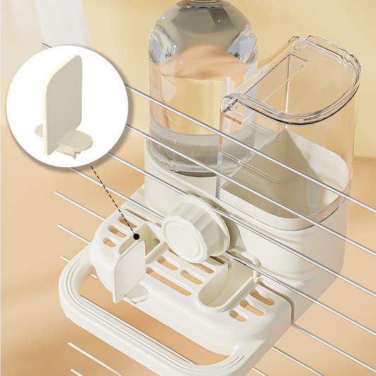 🐦 2-in-1 Automatic Bird Feeder and Waterer for Cage – Space-Saving Design 💧