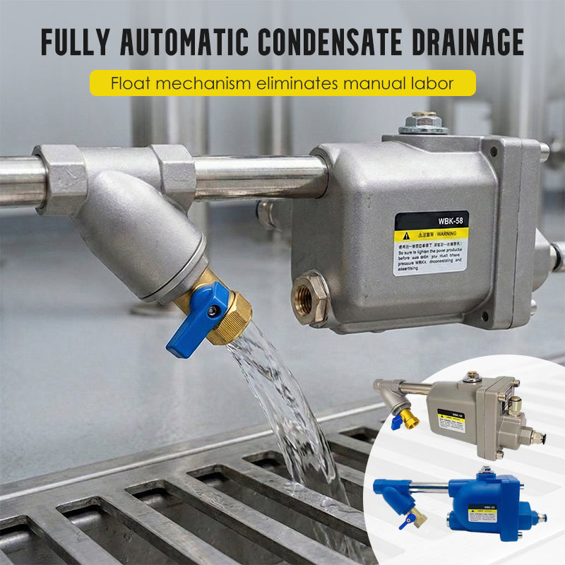 📢📢49% OFF !! ⏰Zero Air Loss Automatic Drain Valve