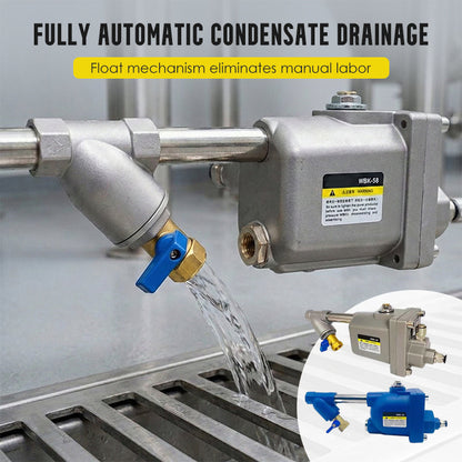 📢📢49% OFF !! ⏰Zero Air Loss Automatic Drain Valve