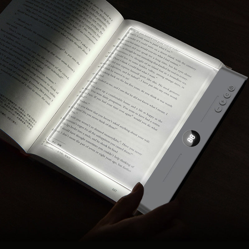 LED Panel Reading Light with 3 Colours & Timer 💡 Your Personal Book Nook Glow – Set the Mood, Set the Timer, Drift Off in Peace ✨