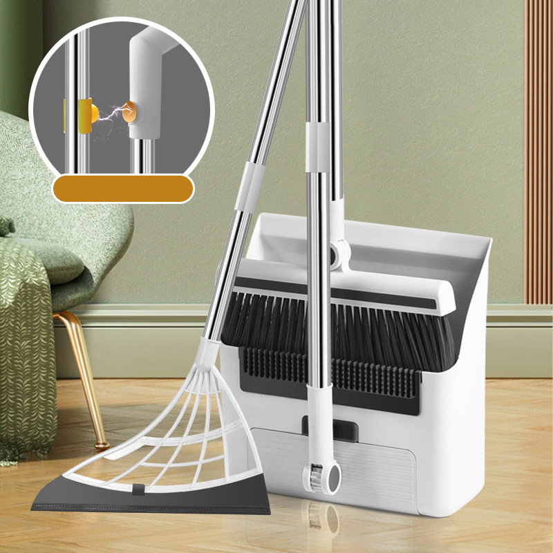 Broom & Dustpan Set 🧹 Sweep, Click & Tidy – A Neat Little Duo for Everyday Messes ✨