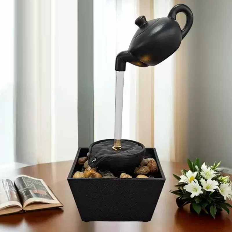 📢📢42% OFF !! ⏰Floating Illusion Teapot Water Fountain Decor