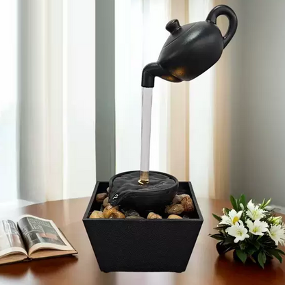 📢📢42% OFF !! ⏰Floating Illusion Teapot Water Fountain Decor