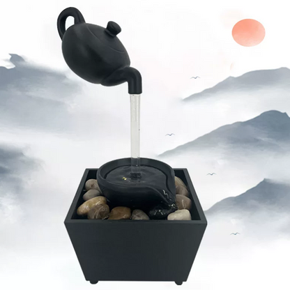 📢📢42% OFF !! ⏰Floating Illusion Teapot Water Fountain Decor