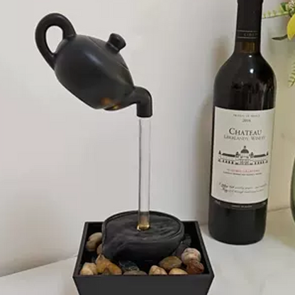 📢📢42% OFF !! ⏰Floating Illusion Teapot Water Fountain Decor