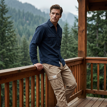 🏆LAST DAY 49% OFF👖Men's Drawstring Cargo Jogger Pants