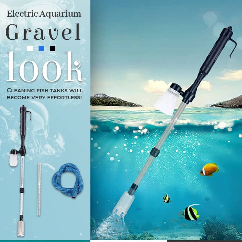🐠 49% OFF Today | Electric Aquarium Gravel Cleaner - Keep Water Crystal Clear