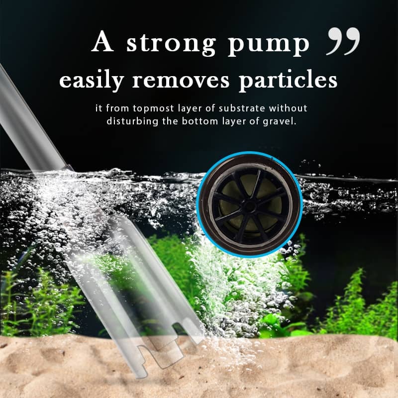 🐠 49% OFF Today | Electric Aquarium Gravel Cleaner - Keep Water Crystal Clear