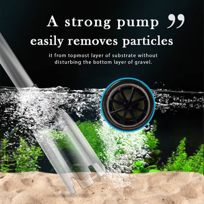 🐠 49% OFF Today | Electric Aquarium Gravel Cleaner - Keep Water Crystal Clear
